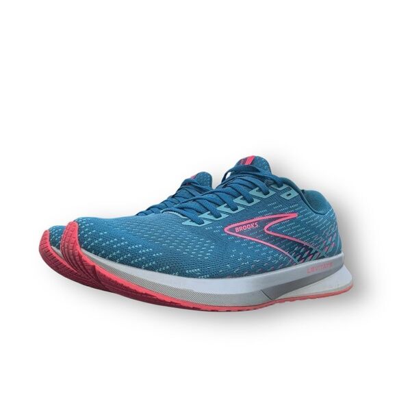 Brooks Women’s Levitate-5 Running Shoes Blue Pink Trainers Sneakers Size 9.5 - Picture 5 of 13